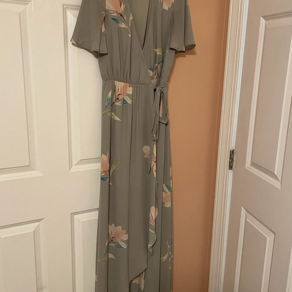 Show Me Your MuMu Sophia Wrap Dress - Lily Showers - Picture 6 of 8